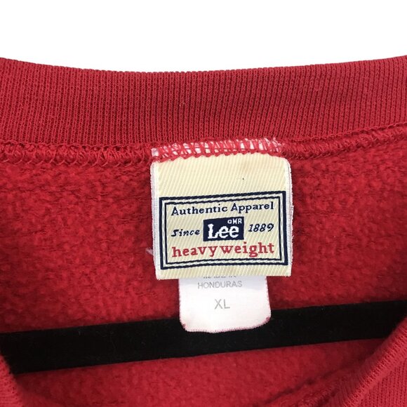 VTG Ohio State Buckeyes 2002 National Champion Red Sweatshirt XL Lee Heavyweight - Picture 3 of 5